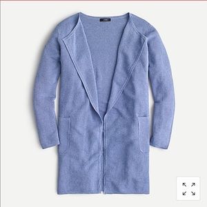 NWT Juliette Collarless Sweater blazer